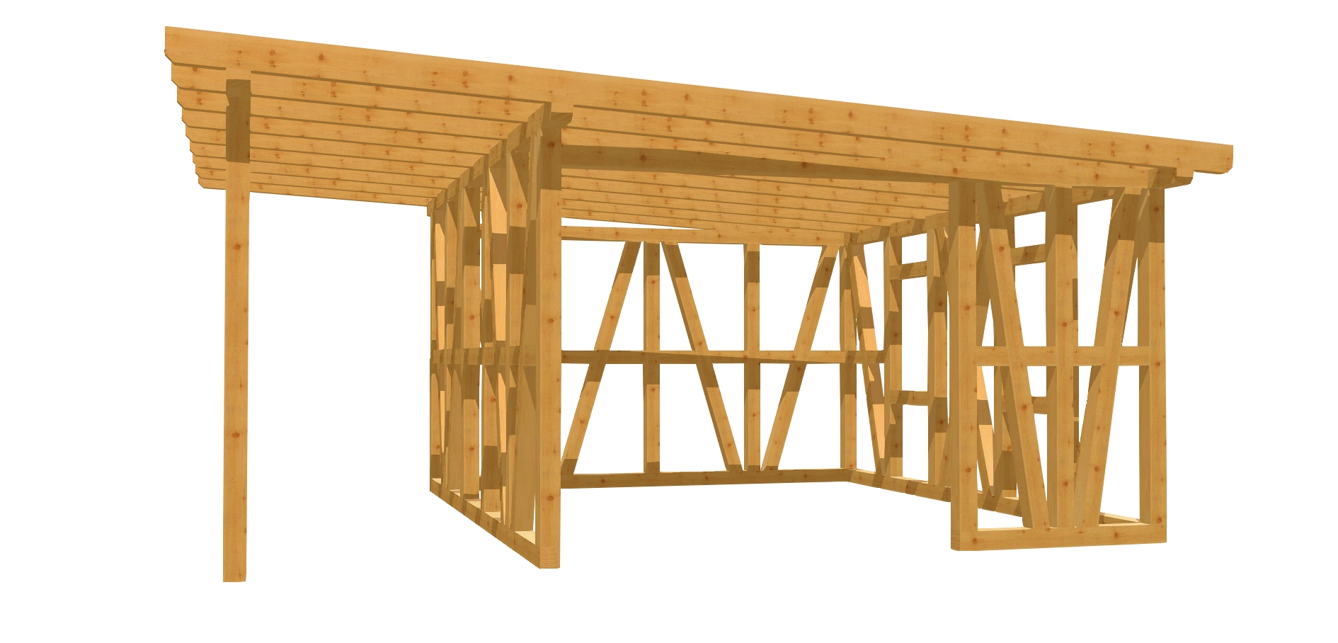 Garten-Geräteschuppen aus Holz – platzsparend und funktional