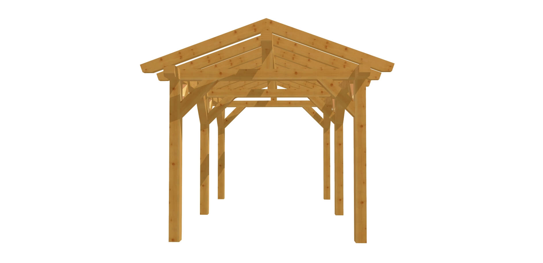 Carport Satteldach Konstruktion