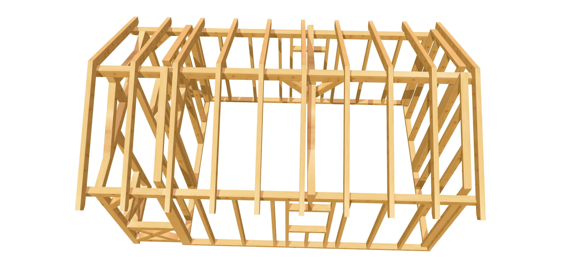 Holzhaus Bauplan