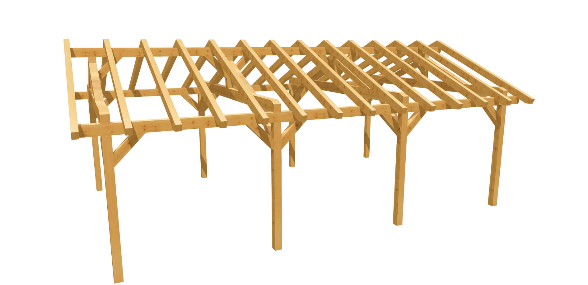 Carport aus Holz bauen