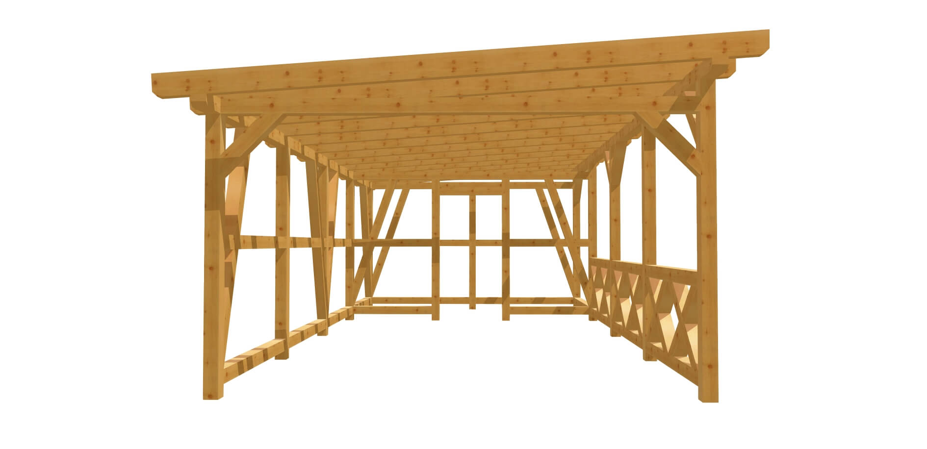 Holz Carport Bauanleitung 4m x 8m
