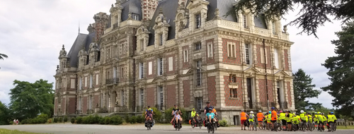 Histoire du réseau Group'AVélo au départ du château de la Turmelière à Liré Orée d'Anjou