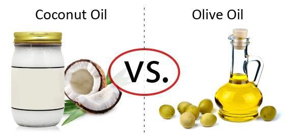 aceite de coco vs aceite de oliva