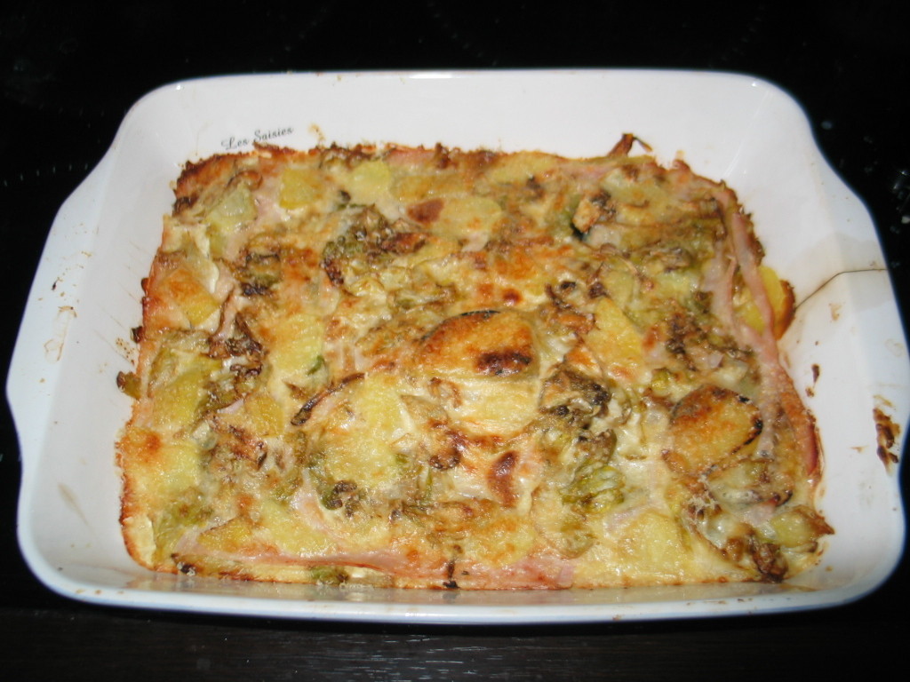 Gratin de salade "pain de sucre" - Saperlypopette!
