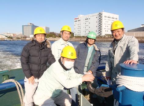 東京湾現場見学