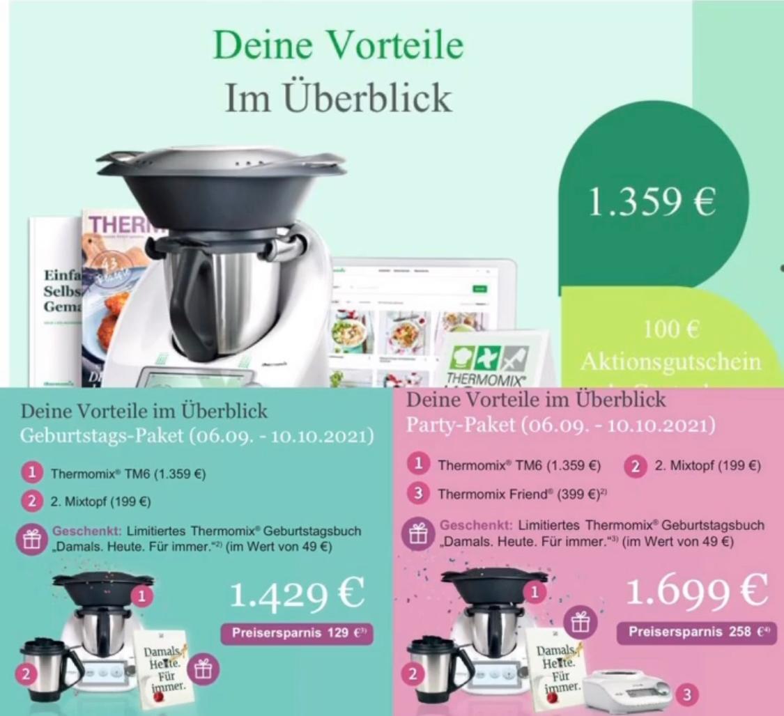 Thermomix wird 50 und haut Mega Angebote raus!!! bis 10.10!