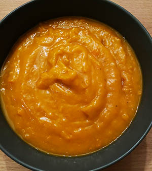 Kürbissuppe mit Kokosmilch