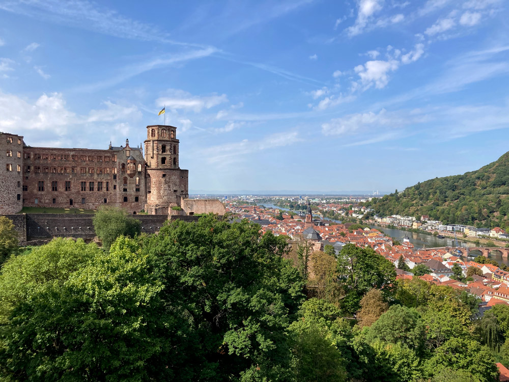 Heidelberg am Neckar, ein Tagesausflug