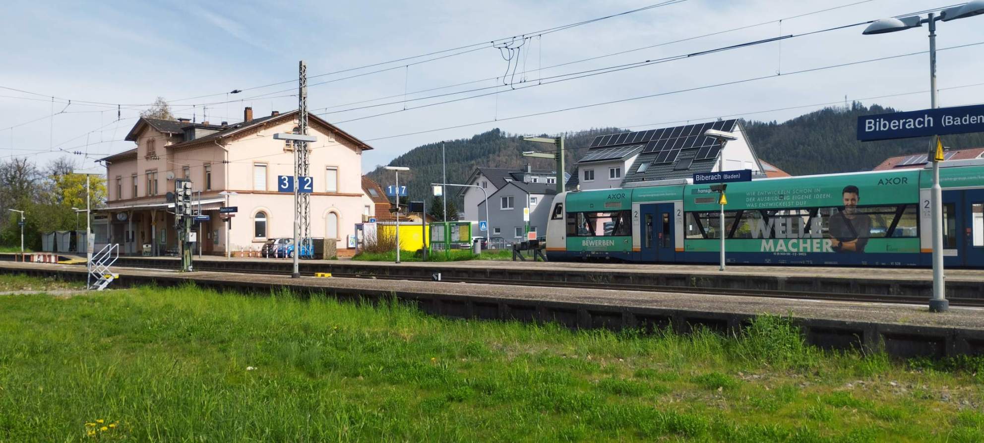 Bahnhof Biberach 10 Min zu Fuß erreichbar