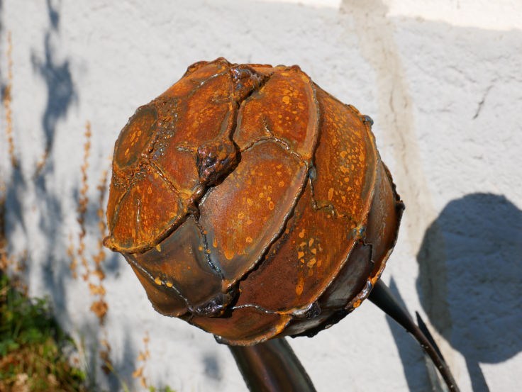 Skulptur aus Metall von Eberhard Wuensch, www.wuensch-art.de