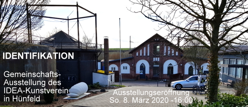 Die Ausstellung - IDENTIFIKATION - wird am Sonntag, 8. März 2020 um 16:00 Uhr in Galerie im Glockengasbehälter,  Hersfelder Straße 25  -  36088 Hünfeld, eröffnet.