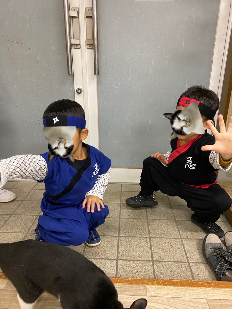 以前は忍者サンでした！