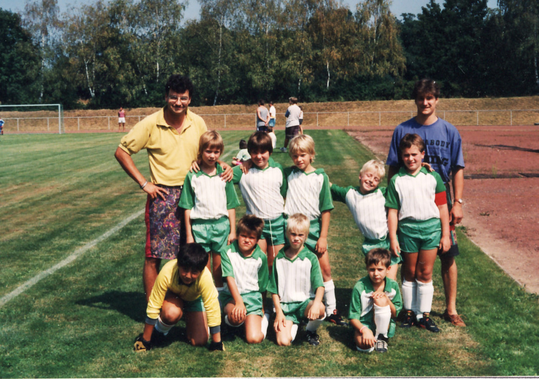 E-Jugendtrainer während eines Turniers in Umkirch 1991 (PSV Freiburg)