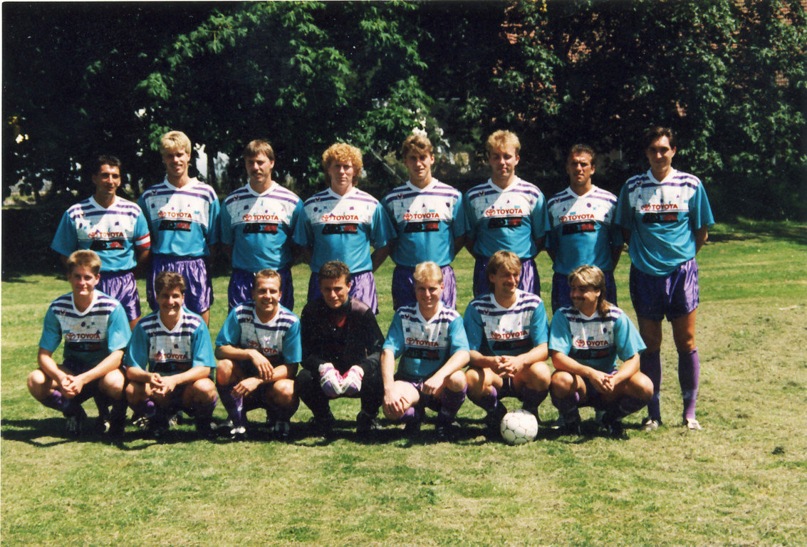 Mannschaftsfoto 1992 FC Freiburg-St.Georgen in Schwenningen