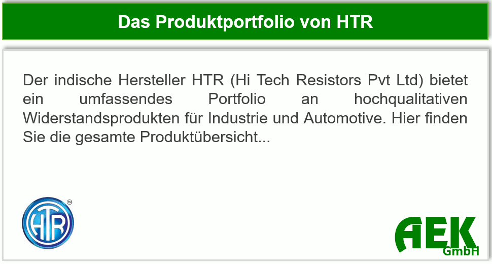 HTR - Produktportfolio