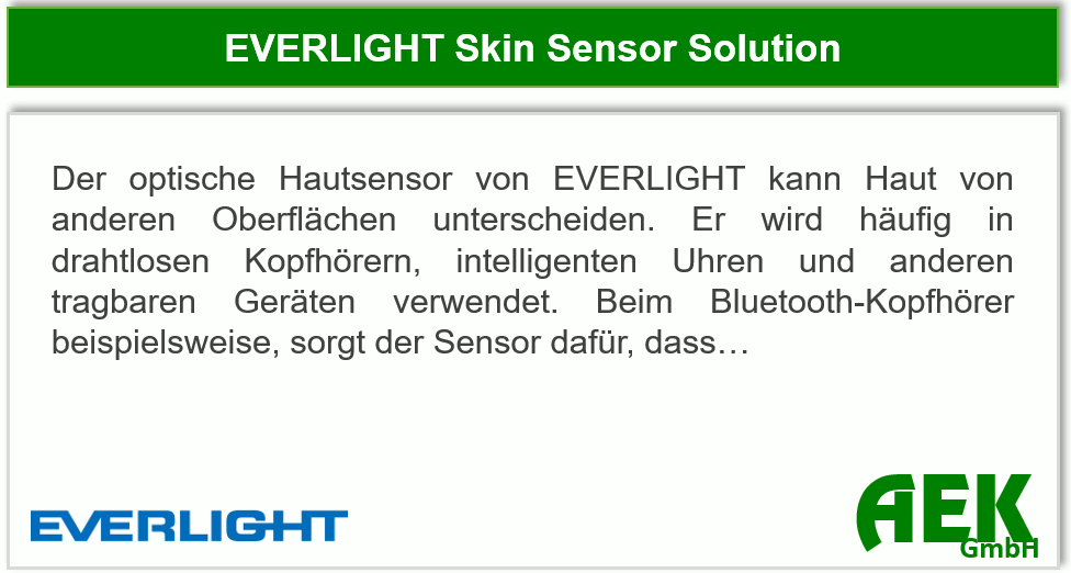 EVERLIGHT - Skin Sensor Solution