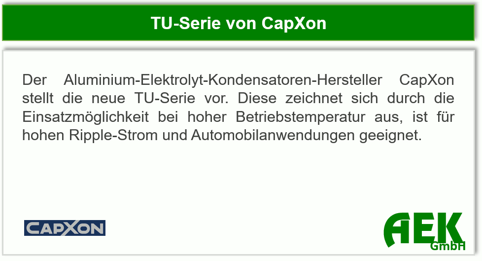 CapXon - TU-Serie