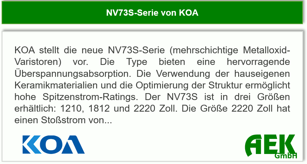 KOA - NV73S-Serie