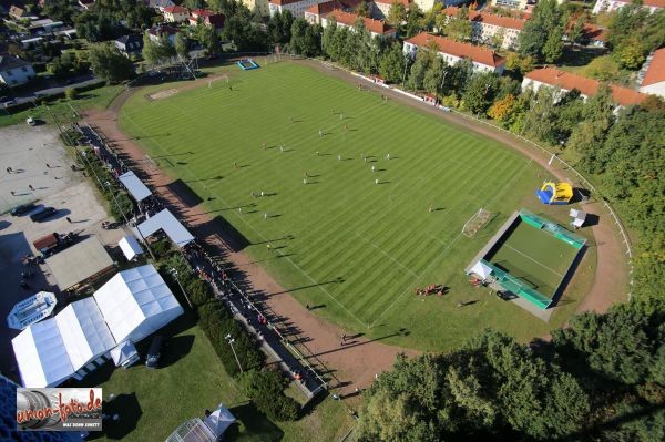 Das Stadion von oben