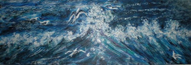 Wild sea, 30*90cm