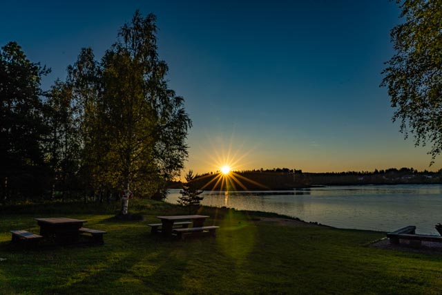 Sonnenaufgang um 1.30 Uhr