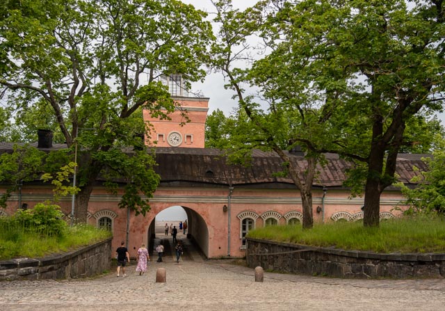 Auf der Insel Suomenlinna