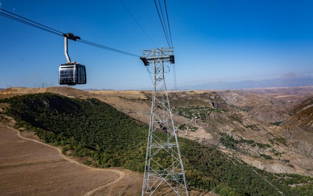 Längste Seilbahn der Welt 5700 meter lang