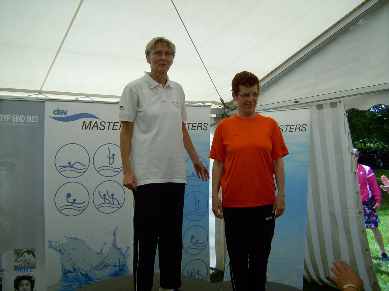 Marlies Fieguth u.Elfriede Kowalewski 100 m Schmetterling