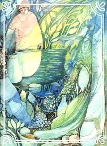 # 11 ABONDANCE  aquarelle 11x14 pouces vendu