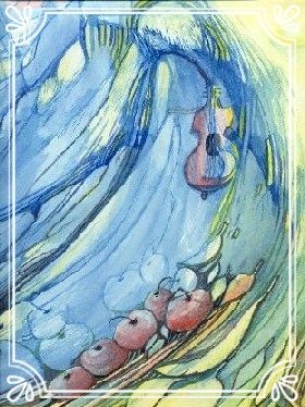 Aquarelle Un air de Violon vendu