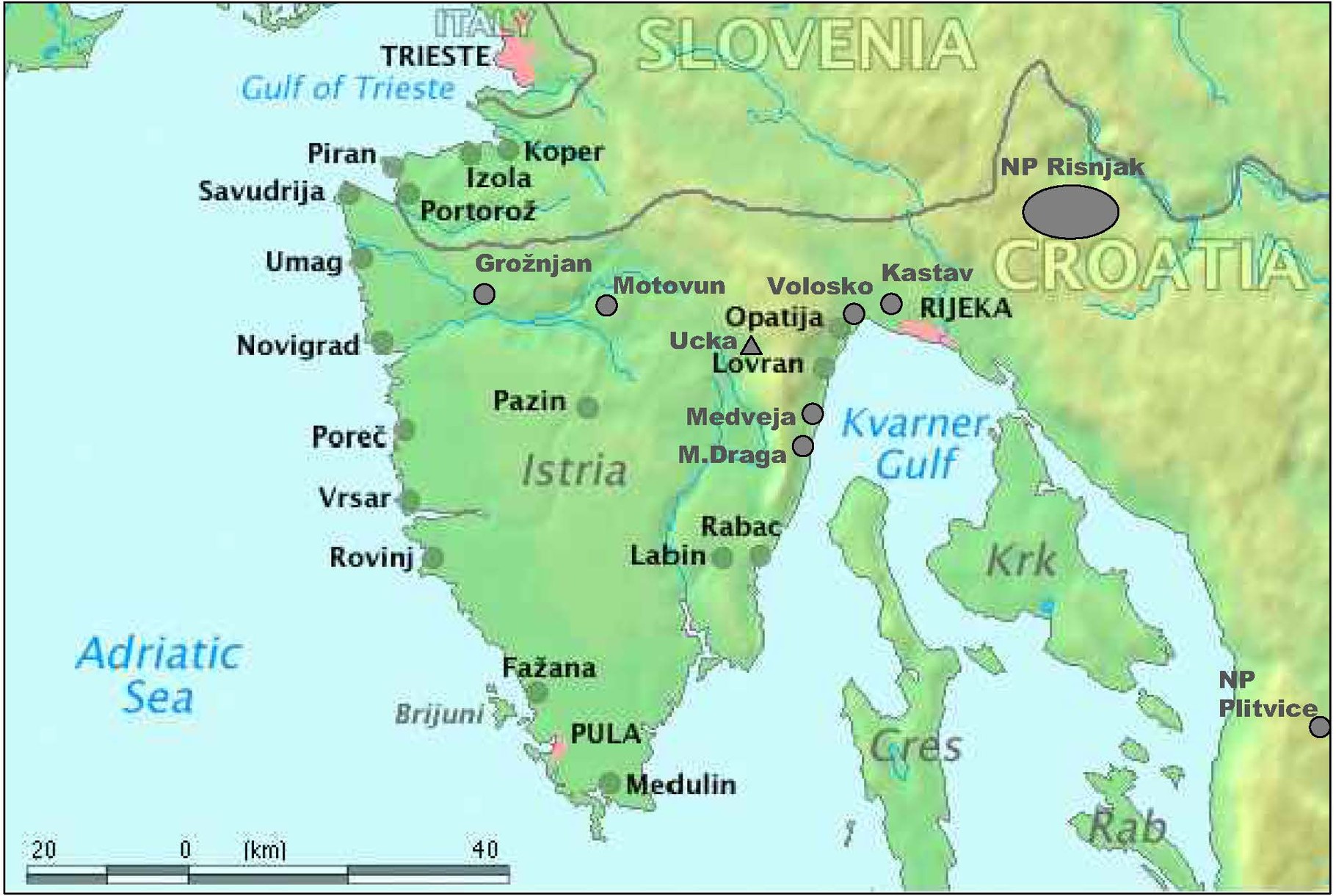 Istrien und die Kvarner Bucht - Puz Opatija Ferienwohnung