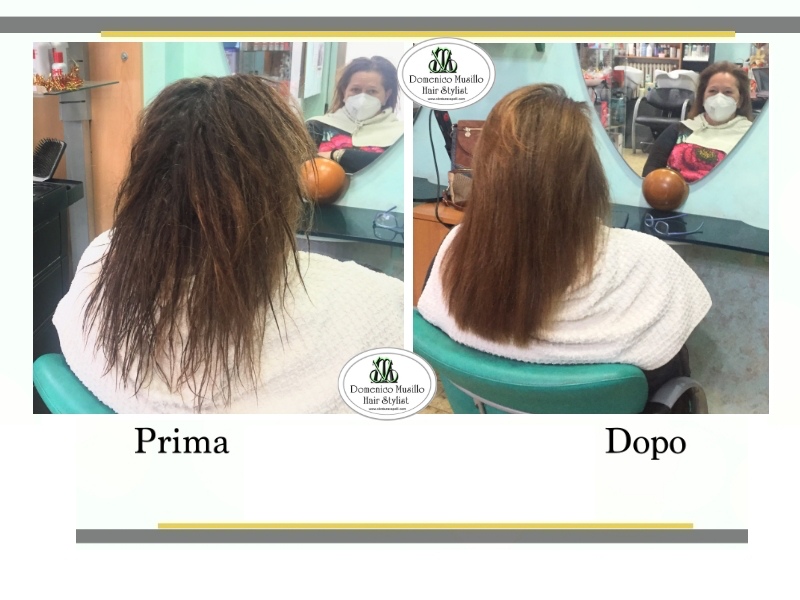Stiratura capelli bio