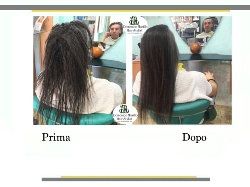 Stiratura capelli bio