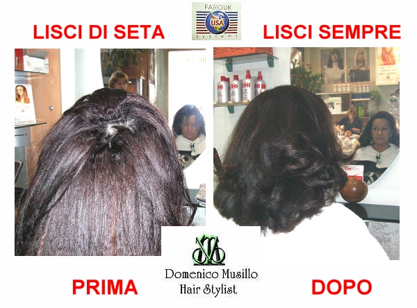 Stiratura capelli bio