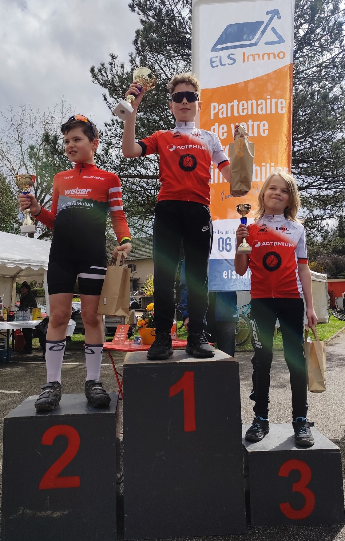 Tom Feder -Podium pupille - 4ème Prix VTT ELS Immo - Habsheim - 23 mars 2025 -