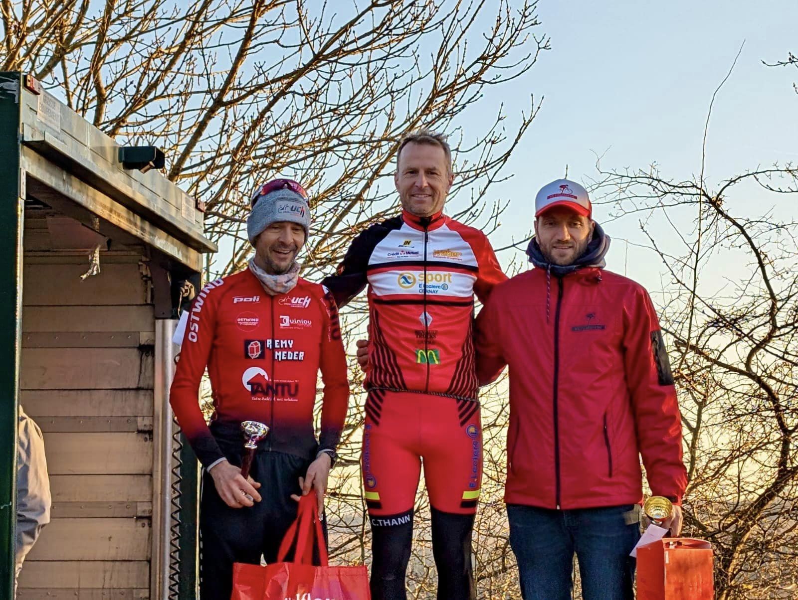 Jérémy Bolli, 1er Master +40 - 1er Cyclo-cross de Soppe-Le-Bas (68) - 1er décembre 2024 -