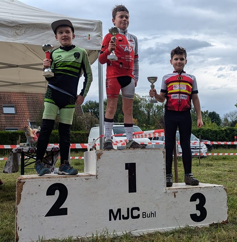 Podium Pupille - Cyclo-cross de Wattwiller - 12 octobre 2024 -