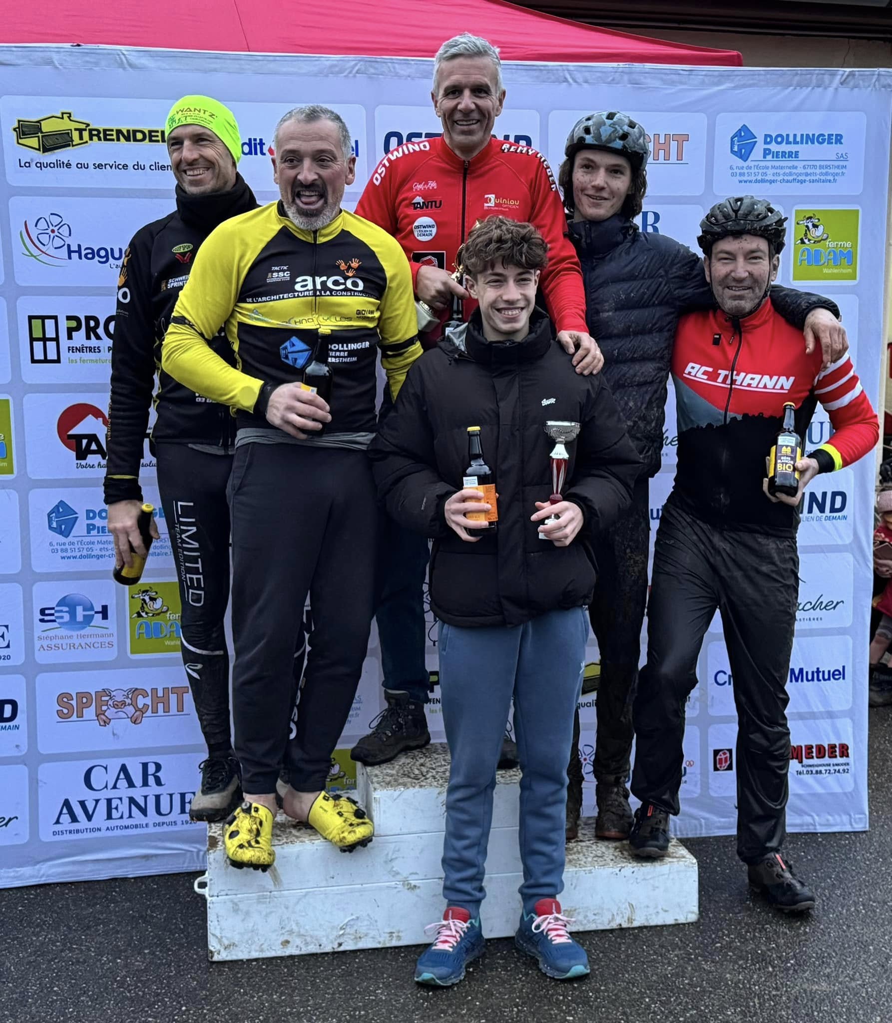 Valentin et Christophe Schindler - 3ème gentlemen - Cyclo-cross Américaine du Val de Moder - 05 janvier 2025-