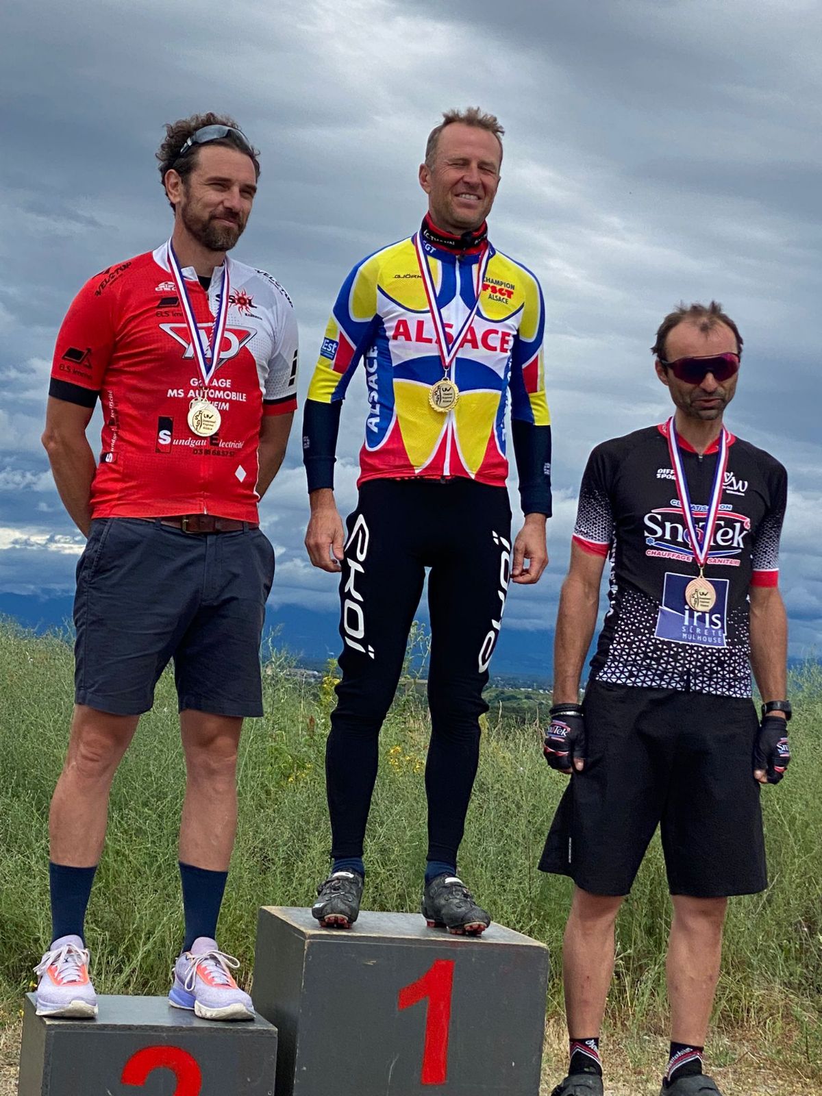 Jérémy Bolli, champion vétéran - VTT du Terril - Championnat Régional FSGT VTT - Wittelsheim (68) -30 juin 2024