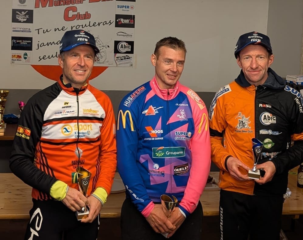 Jérémy Bolli , 2ème vétéran - Cyclo-cross de Muhlbach (68) - 16 novembre 2024 -