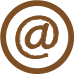Ein brauner Button um eine E-Mail zu senden