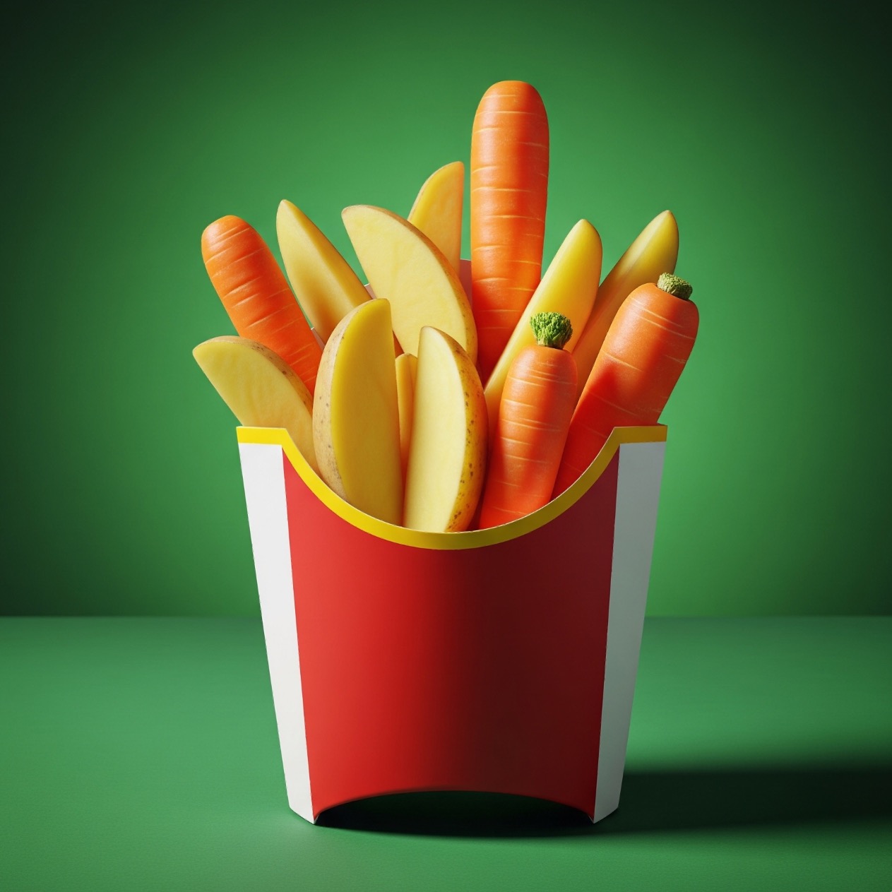 Pommes. Kinder lieben sie. Eltern kapitulieren.