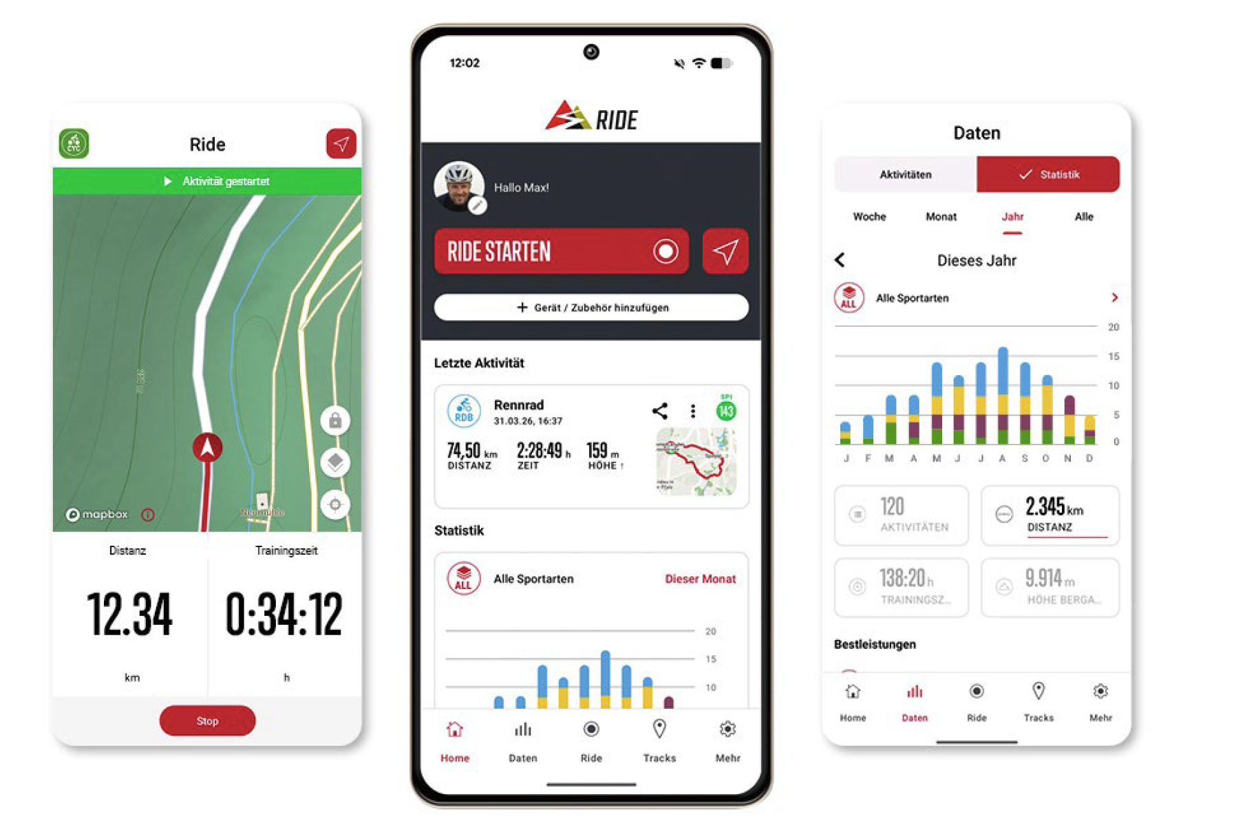 SIGMA RIDE App 3.0: Mehr Funktionen für Navigation, Training und Tourenplanung
