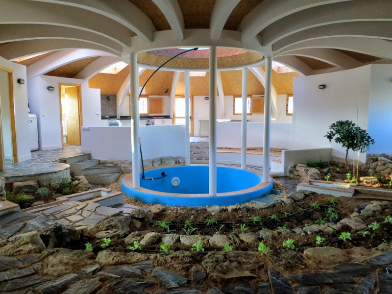 Casa Impluvium. Huerto-Jardín Interior. Vellosillo