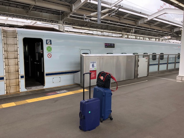 Unser Gepäck in Osaka