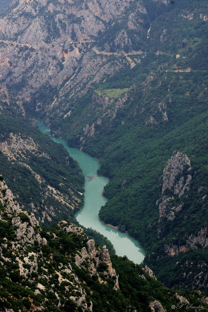 Gorges du Verdon ( vers l'entrée du grand canyon ) 09.07.13