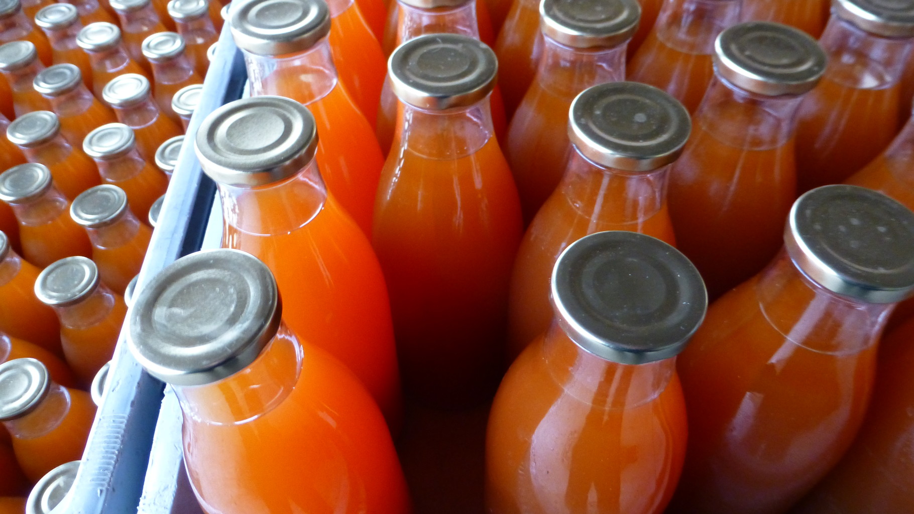 1000 bouteilles bien colorées en palock
