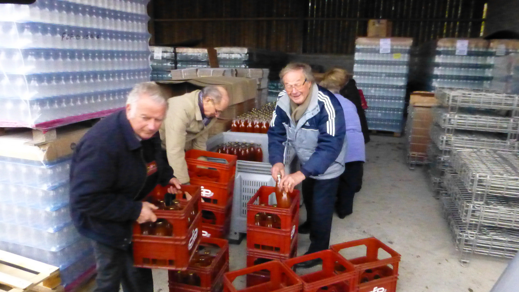 180 bouteilles à ramener sur Maltot !