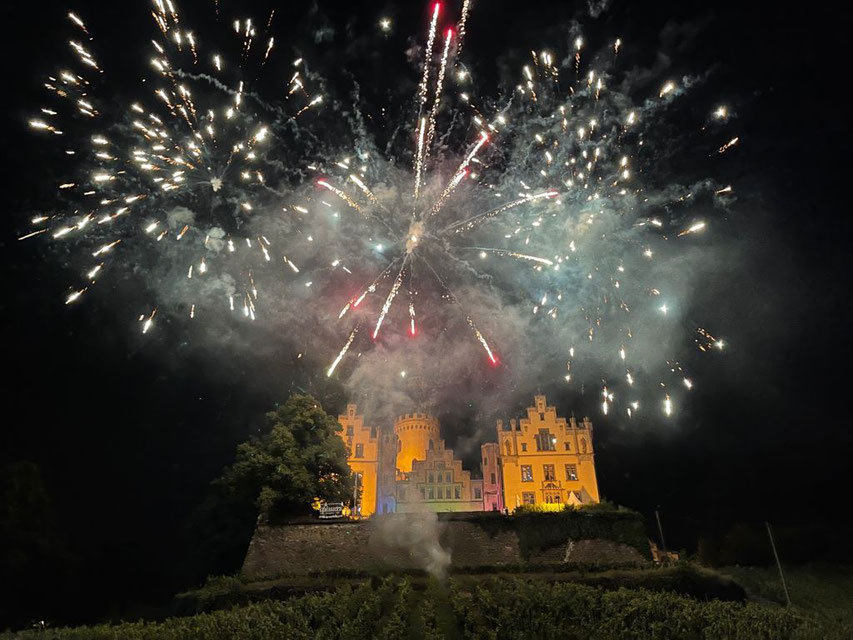 Silvester, Party, Feuerwerk, Schloss Arenfels, 