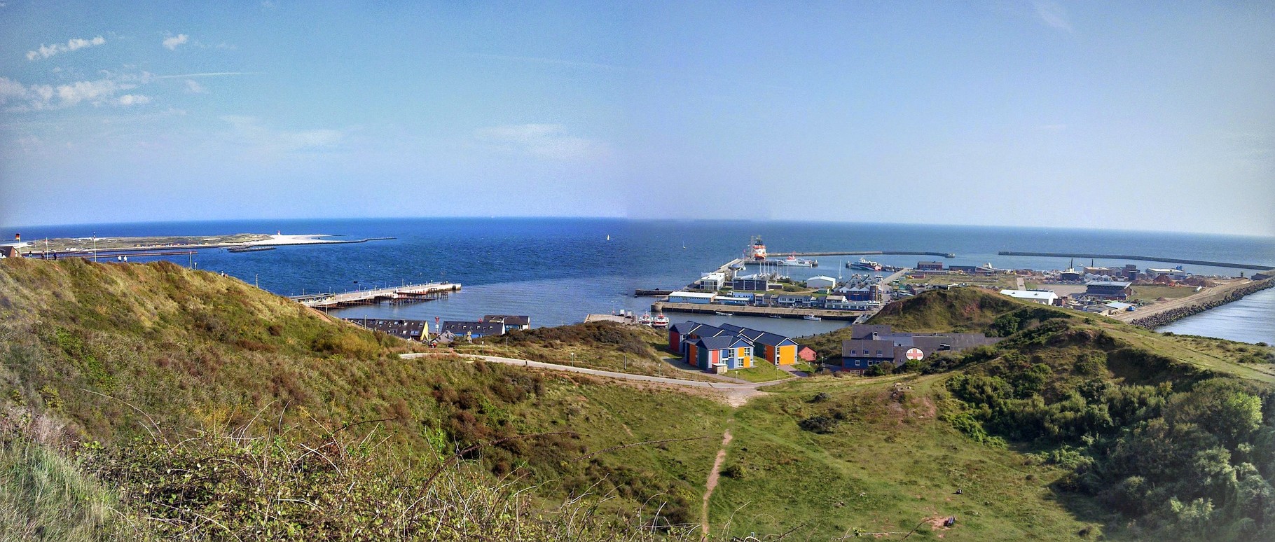 ~ Bild: Pano(d)rama Helgoland-Südhafen ~